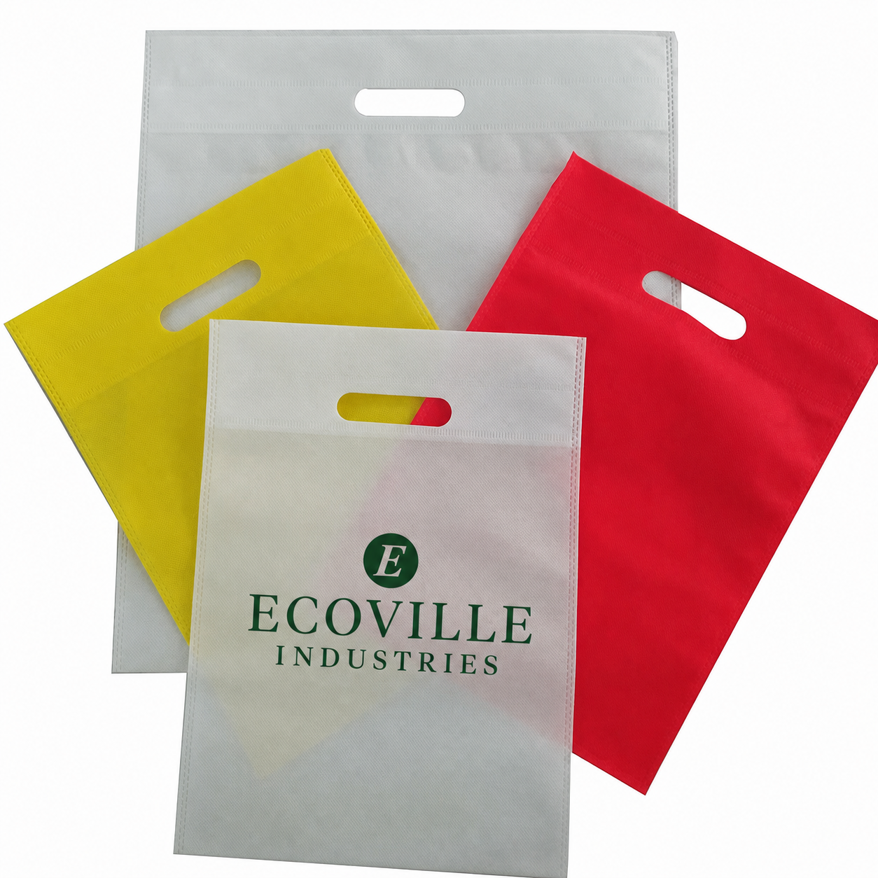 Ecoville branded D-cut bags